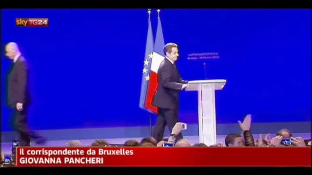 Francia 2012, primo discorso di Sarkozy da candidato