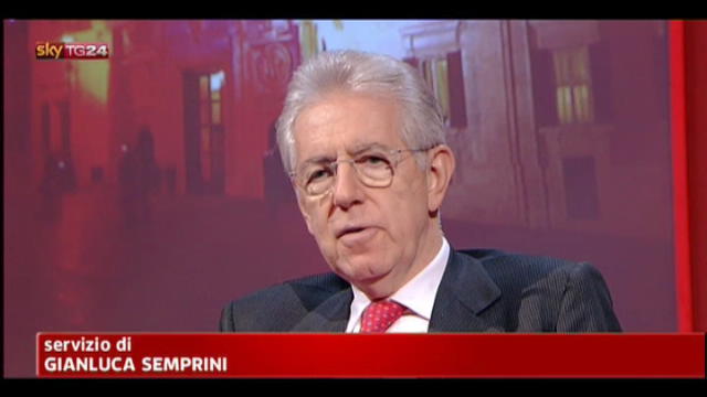 Vertice Monti - Merkel a Palazzo Chigi