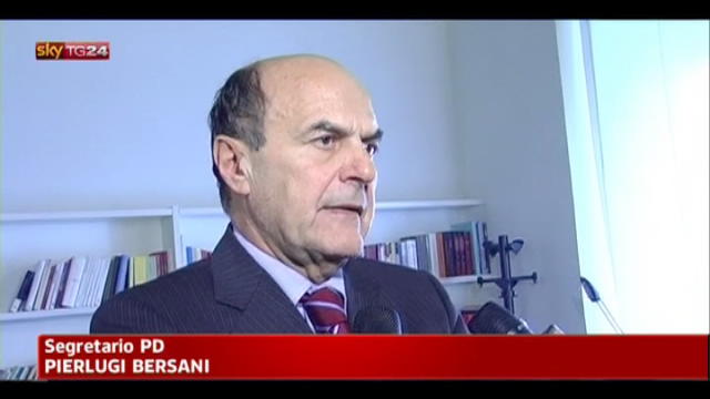 Bersani: accordo con Casini e Alfano su taglio parlamentari
