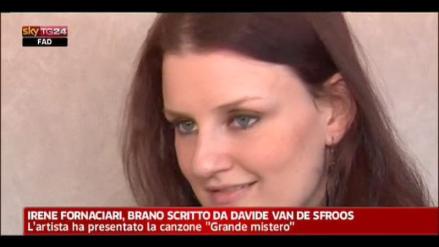 Sanremo 2012, intervista a Irene Fornaciari