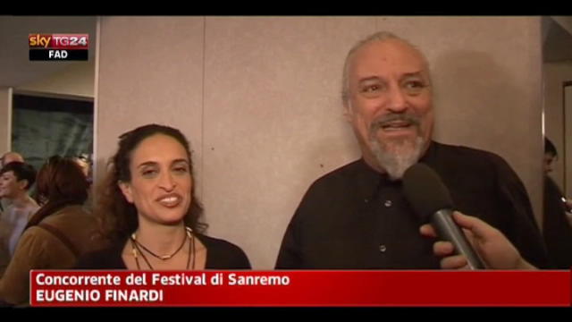 Finardi a Sanremo con il brano "e tu lo chiami Dio"