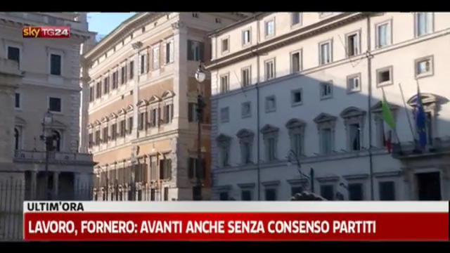 Palazzo Chigi, colazione di lavoro per Monti e Berlusconi