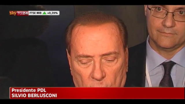 Berlusconi apre a grande coalizione nel 2013