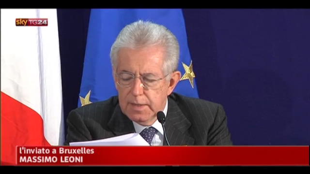Mario Monti al Consiglio Europeo