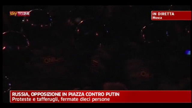 Russia, opposizione in piazza contro Putin
