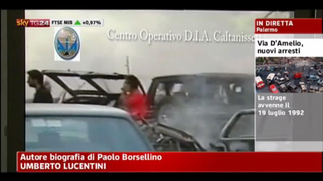 Lucentini:Borsellino ucciso perchè si era opposto alla mafia