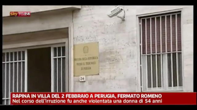 Rapina in villa del 2 febbraio a Perugia, fermato romeno