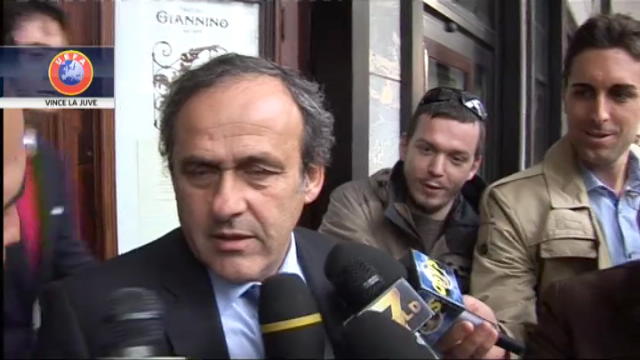 Michel Platini: "La Juve vince il campionato"