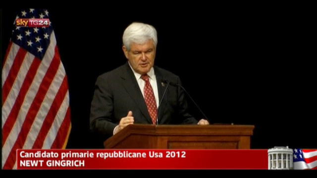 USA 2012, Gingrich: abbiamo bisogno di profondo cambiamento