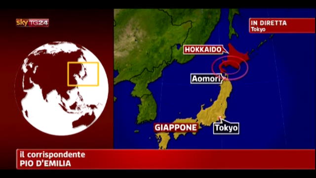 Giappone, scosse terremoto: la prima non è stata sentita