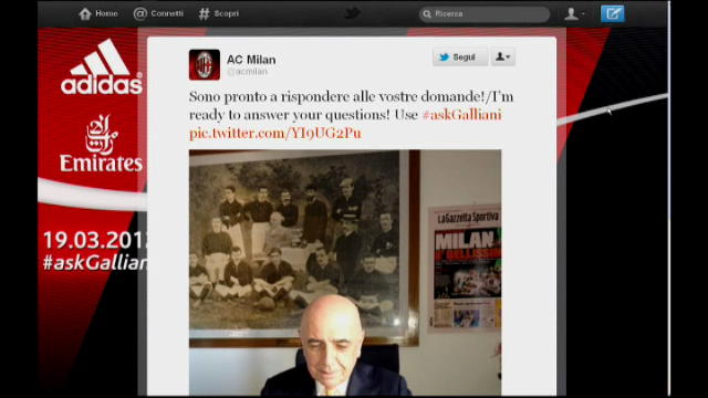 #AskGalliani, l'ad rossonero risponde ai tifosi su Twitter