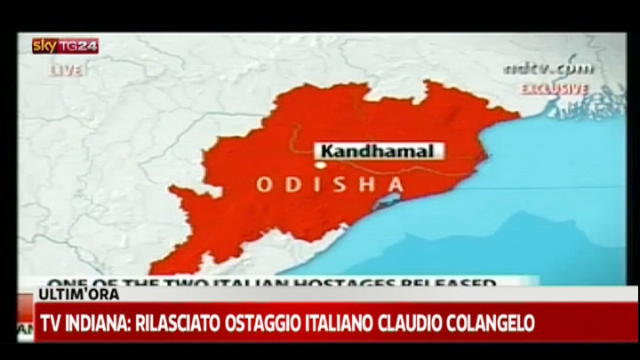 Tv indiana: rilasciato l'ostaggio italiano Claudio Colangelo