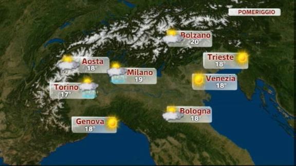 Meteo mattina Italia 26.03.2012