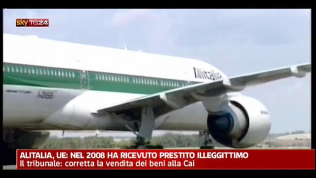 Alitalia, UE: nel 2008 ha ricevuto prestito illegittimo