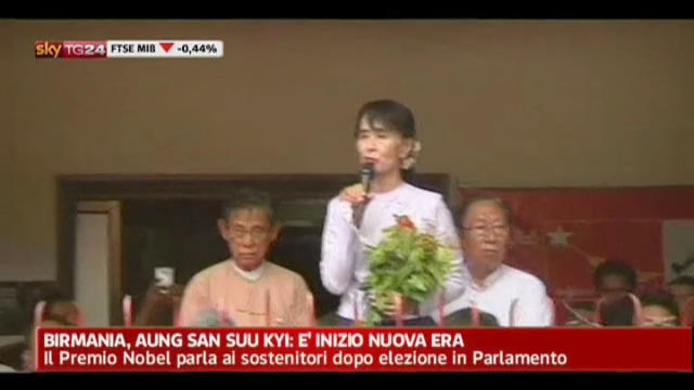 Birmania, Aung San Suu Kyi: è l'inizio di una nuova era