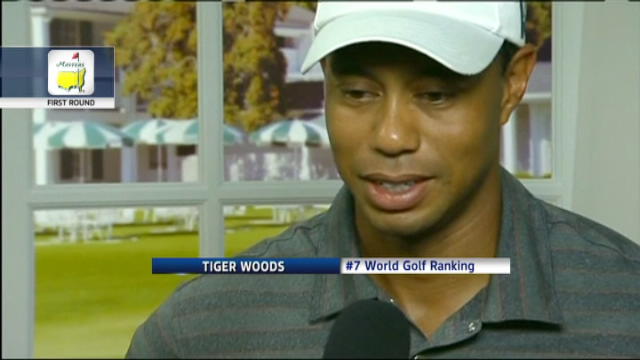 Augusta Masters, intervista a Tiger Woods