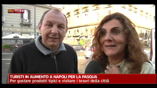 Turisti in aumento a Napoli per la Pasqua