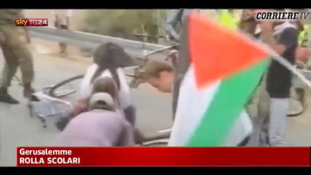 Israele, attivista colpito durante manifestazione