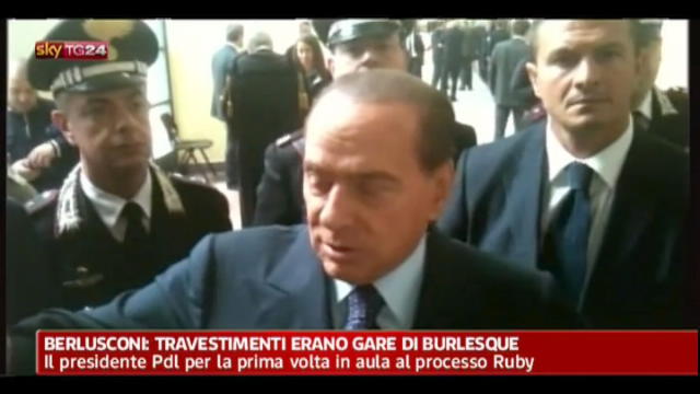 Processo Ruby, Berlusconi per la prima volta in aula