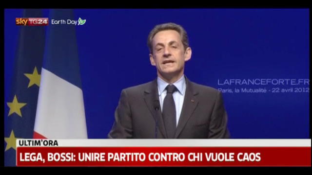 Presidenziali Francia, parla Sarkozy