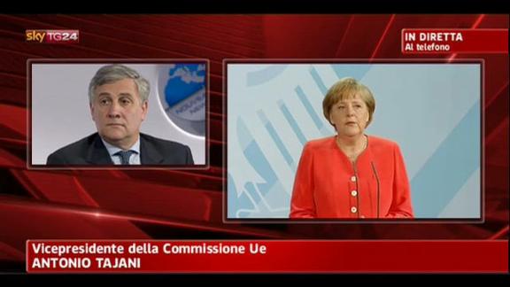 Crisi, Tajani: anche Germania punta sulla crescita