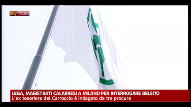 Lega, magistrati calabresi a Milano per interrogare Belsito