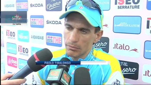 Giro d'Italia, Tiralongo: ci credevo in questa tappa