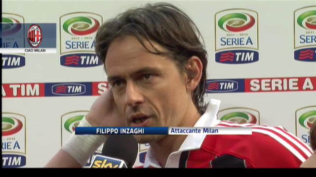 Milan, l'addio di Filippo Inzaghi