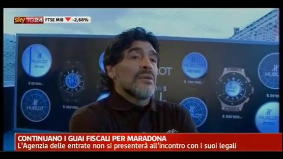 Continuano i guai fiscali per Maradona