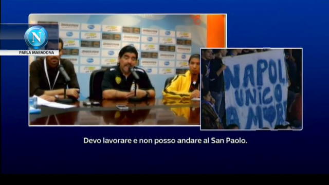Napoli, Maradona: se fossi De Laurentis venderei il Pocho