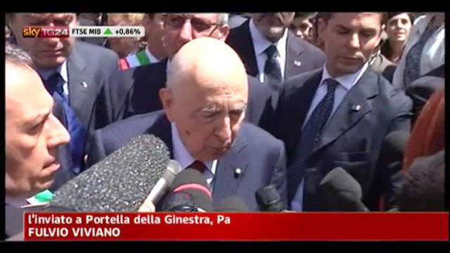 Mafia, Napolitano:"Mai pensato fosse finita, ma finirà"