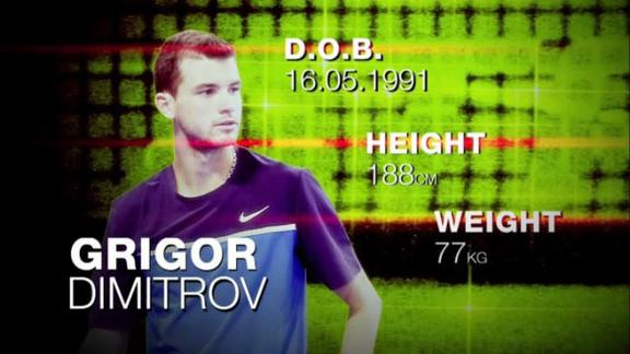Tennis, il profilo di Grigor Dimitrov