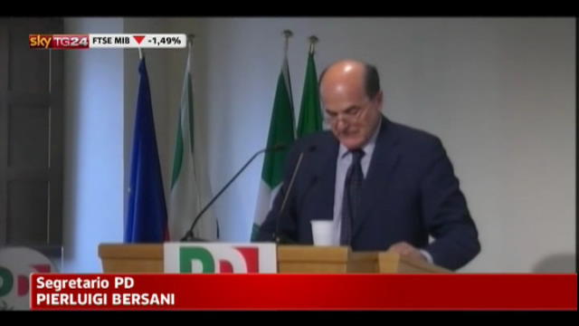 Primarie, Bersani: entro l'anno per la scelta del candidato