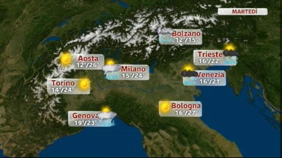 Meteo Italia 11.06.2012 sera