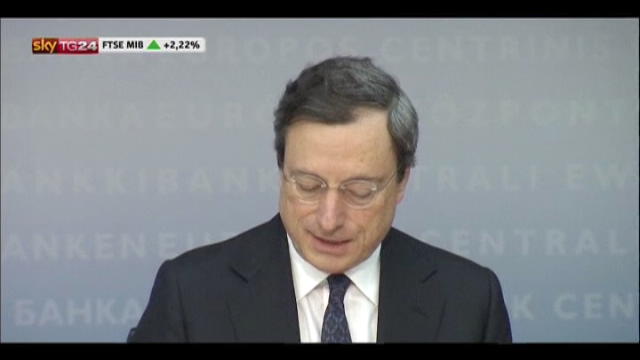 Crisi, Draghi: ancora rischi, BCE può aiutare