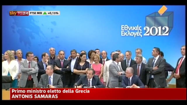 Grecia, Samaras: Popolo decide di restare ancorato all'Euro