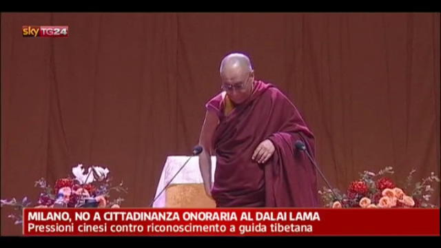 Milano, no a cittadinanza onoraria al Dalai Lama
