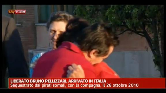 Liberati Bruno Pellizzari e la moglie, arrivati in Italia