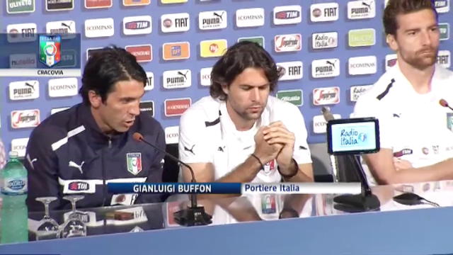 Euro 2012, Buffon ringrazia Napolitano