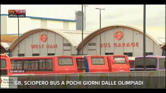 Effetto Notte-GB: sciopero bus a pochi giorni da Olimpiadi