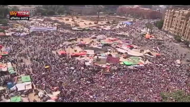 Effetto notte: Egitto, migliaia a piazza Tahrir per Morsi