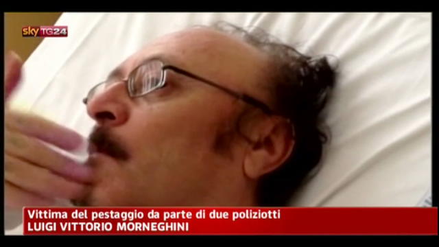 Milano, parla l'uomo pestato da due poliziotti