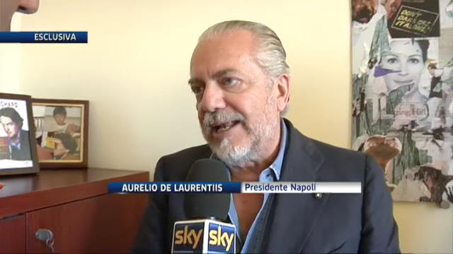 Mercato Napoli, parla il presidente De Laurentiis