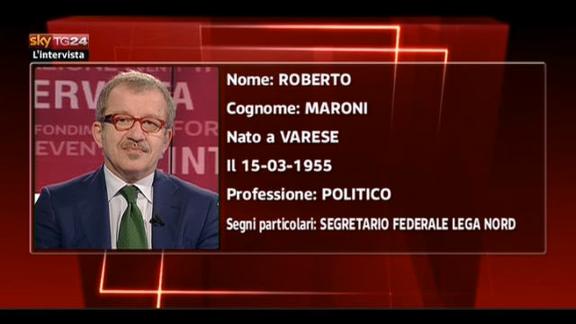 L'intervista di Maria Latella a Roberto Maroni