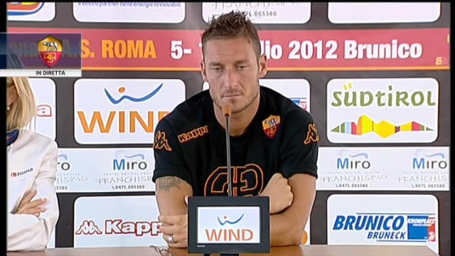 Roma, Totti: con Zeman avremo più possibilità di far gol