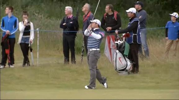 Golf: super Francesco Molinari in vetta allo Scottish Open