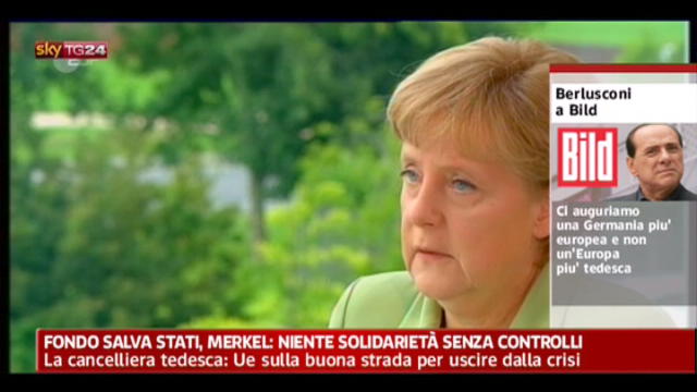 Fondo salva stati, Merkel:niente solidarietà senza controlli