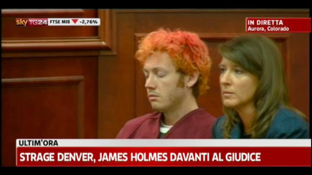 Strage Denver, James Holmes davanti al giudice