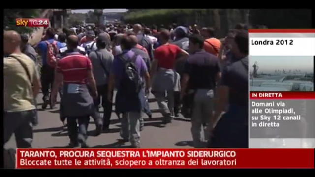 Taranto, Procura sequestra l'impianto siderurgico