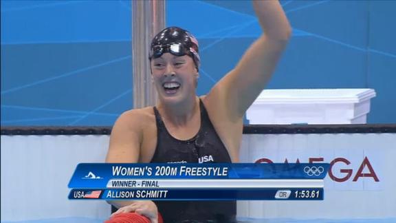 Nuoto, 200 sl donne: oro alla Schmitt